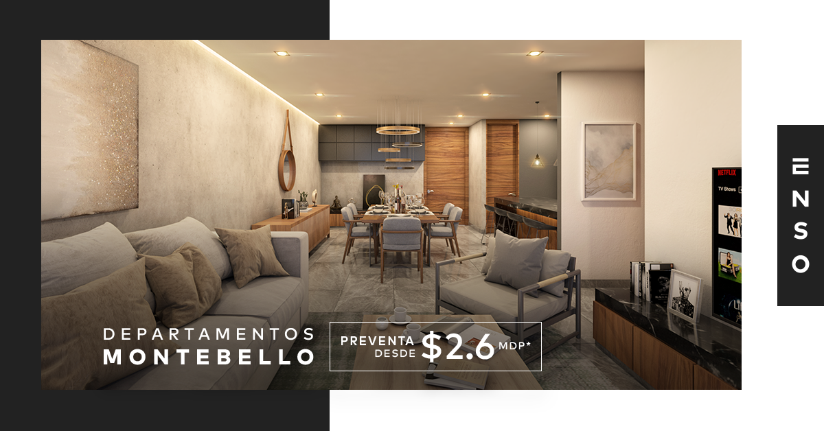 Kaze, departamento en Montebello desde sólo 2.6 MDP